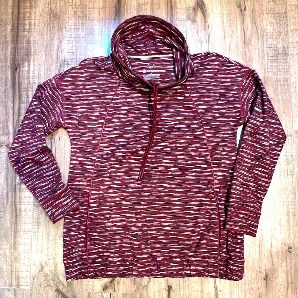 T by Talbots UPF 50 Cowlneck Pullover